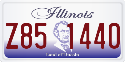 IL license plate Z851440
