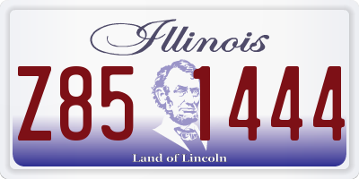 IL license plate Z851444
