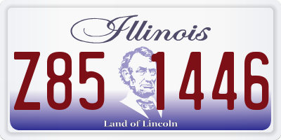 IL license plate Z851446