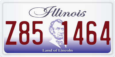 IL license plate Z851464