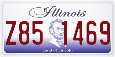 IL license plate Z851469