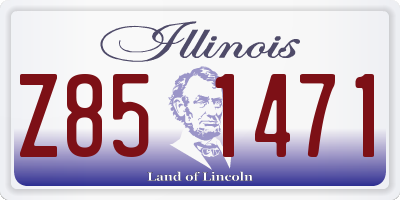 IL license plate Z851471