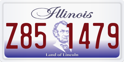 IL license plate Z851479