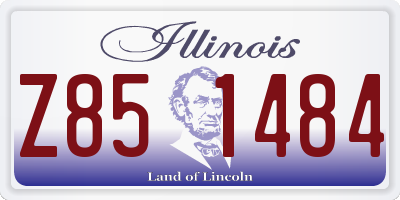 IL license plate Z851484