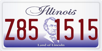 IL license plate Z851515
