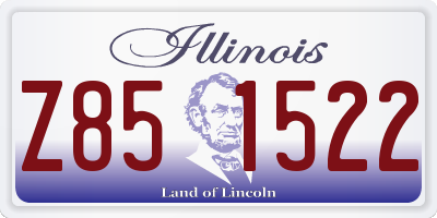 IL license plate Z851522