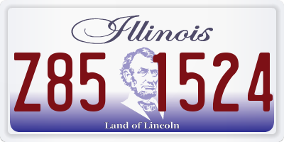 IL license plate Z851524