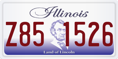 IL license plate Z851526