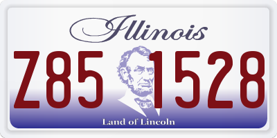 IL license plate Z851528