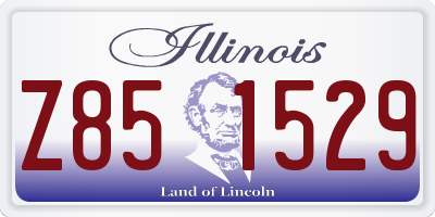 IL license plate Z851529