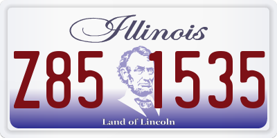 IL license plate Z851535