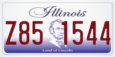 IL license plate Z851544