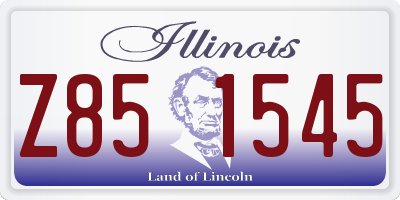 IL license plate Z851545