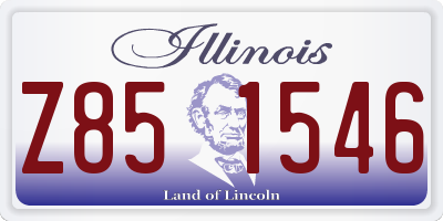 IL license plate Z851546