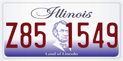 IL license plate Z851549