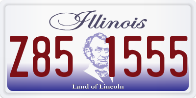 IL license plate Z851555