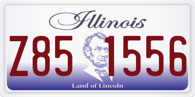 IL license plate Z851556
