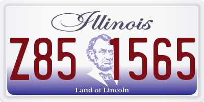 IL license plate Z851565