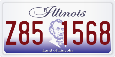 IL license plate Z851568