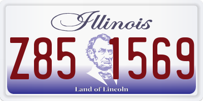 IL license plate Z851569