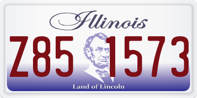 IL license plate Z851573