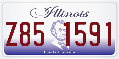 IL license plate Z851591