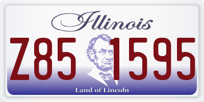 IL license plate Z851595