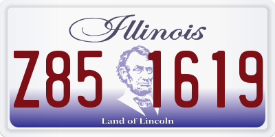 IL license plate Z851619