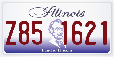 IL license plate Z851621