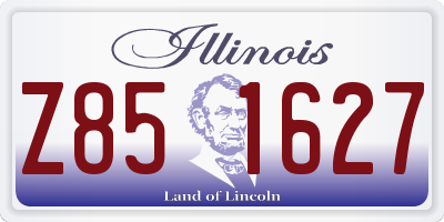 IL license plate Z851627