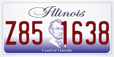 IL license plate Z851638