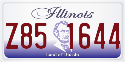 IL license plate Z851644