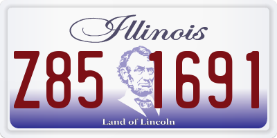IL license plate Z851691