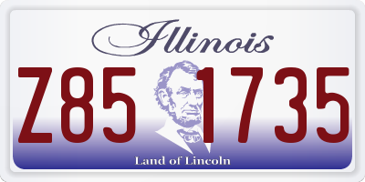 IL license plate Z851735