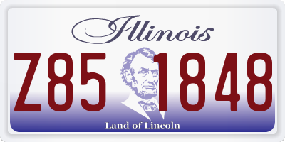 IL license plate Z851848