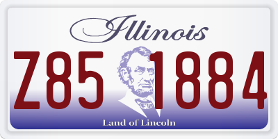 IL license plate Z851884