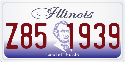IL license plate Z851939