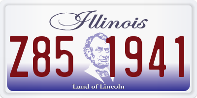 IL license plate Z851941