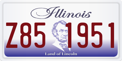 IL license plate Z851951