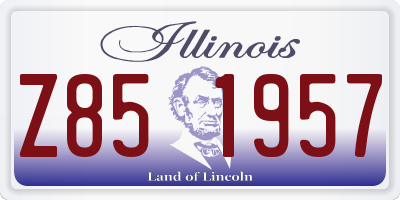 IL license plate Z851957
