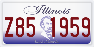 IL license plate Z851959