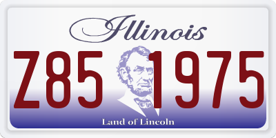 IL license plate Z851975