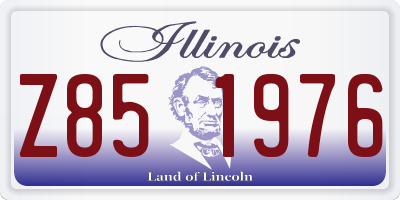 IL license plate Z851976