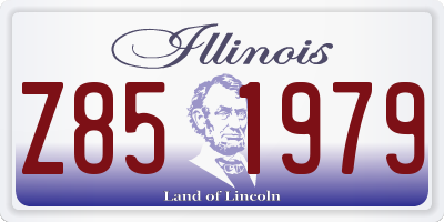 IL license plate Z851979