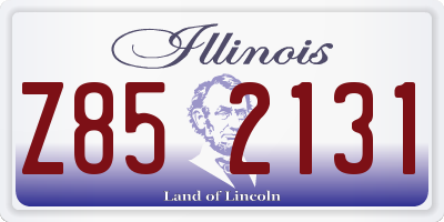 IL license plate Z852131
