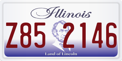 IL license plate Z852146