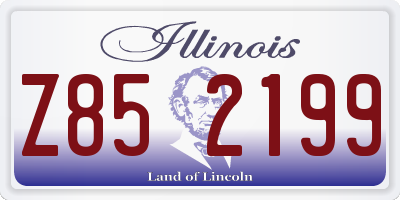IL license plate Z852199