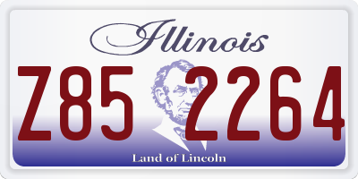 IL license plate Z852264