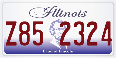 IL license plate Z852324