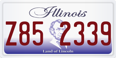 IL license plate Z852339